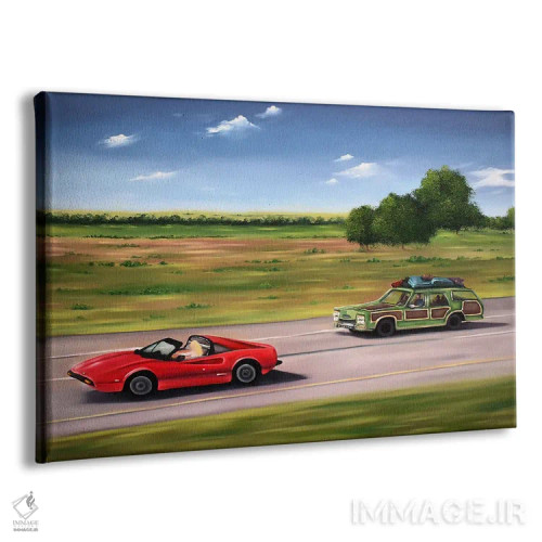 تابلو جادهٔ تعطیلات اثر الکس کر - نمای پرسپکتیو محصول