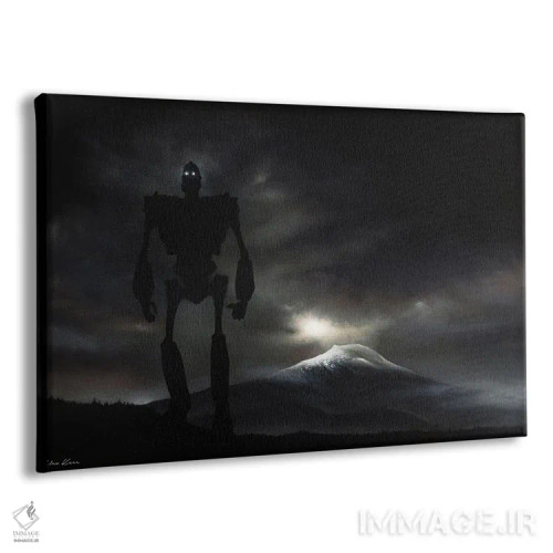 تابلو غول آهنی (انیمیشن) اثر الکس کر - نمای پرسپکتیو محصول