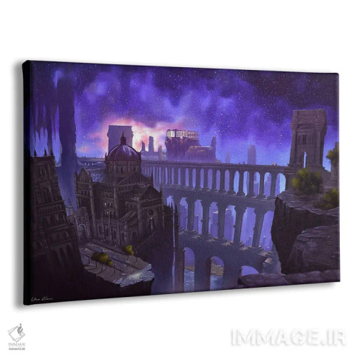 تابلو الدن رینگ، شهر ابدی (بازی ویدئویی) اثر الکس کر - نمای پرسپکتیو محصول