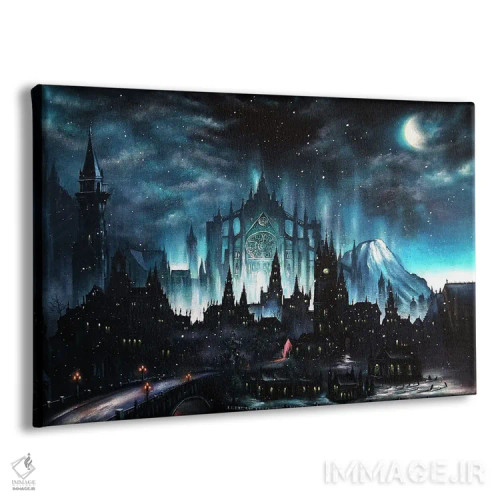 تابلو ایریتیِل درهٔ بوریال (بازی Dark Souls) اثر الکس کر - نمای پرسپکتیو محصول