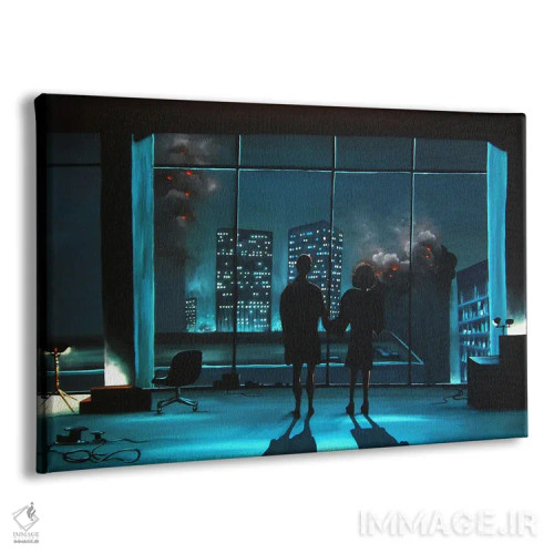 تابلو باشگاه مبارزه (فیلم) اثر الکس کر - نمای پرسپکتیو محصول