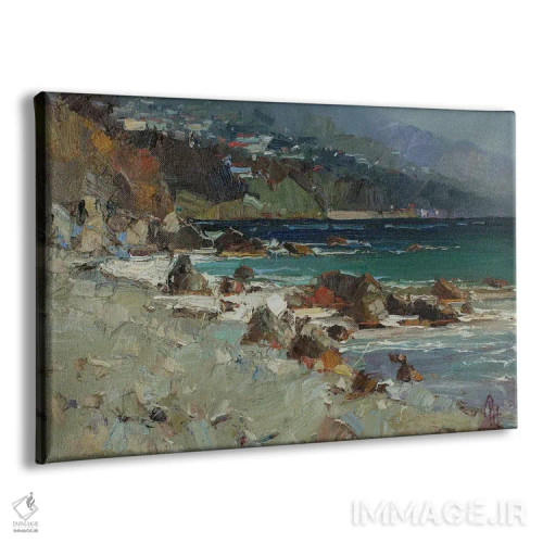 تابلو دریای زمستانی اثر سرگئی الکساندروویچ پوزدیف - نمای پرسپکتیو محصول