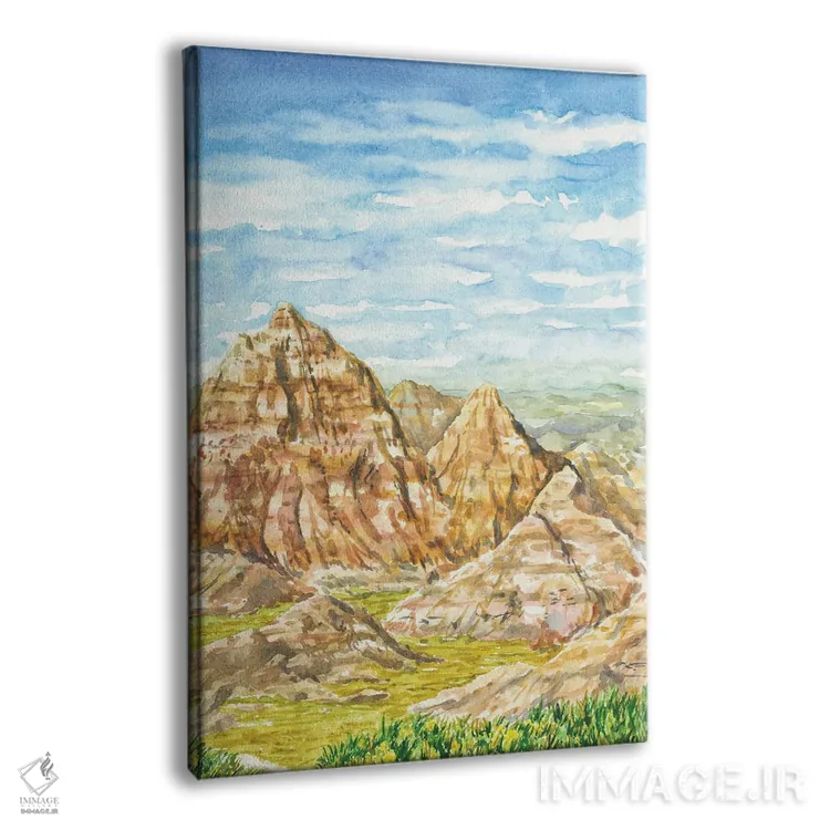 تابلو پارک ملی بدلندز (آمریکا) اثر آلکسی دیمیتریویچ شمیروف - نمای پرسپکتیو محصول