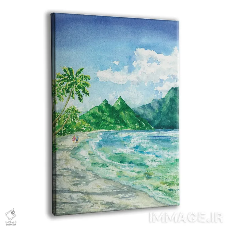 تابلو پارک ملی ساموآی آمریکا اثر آلکسی دیمیتریویچ شمیروف - نمای پرسپکتیو محصول