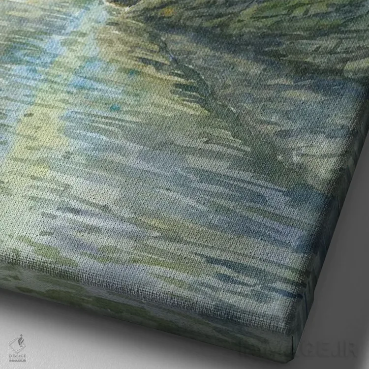 تابلو پارک ملی بیگ بند (آمریکا) اثر آلکسی دیمیتریویچ شمیروف - نمای نزدیک بافت بوم