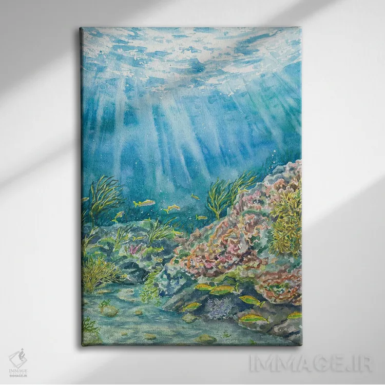 تابلو پارک ملی بیسکین (آمریکا) اثر آلکسی دیمیتریویچ شمیروف - نمای روبهرو روی دیوار