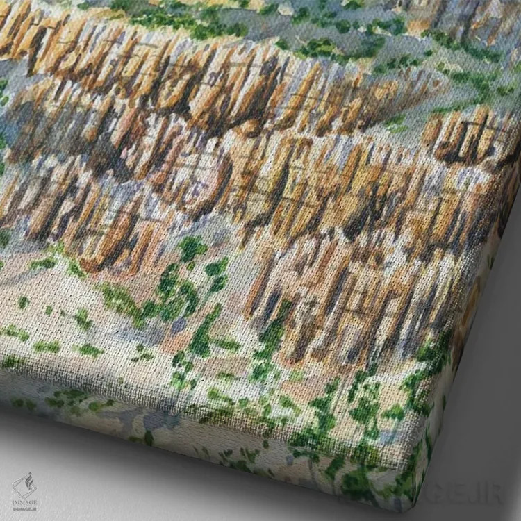 تابلو پارک ملی برایس کنیون اثر آلکسی دیمیتریویچ شمیروف - نمای نزدیک بافت بوم