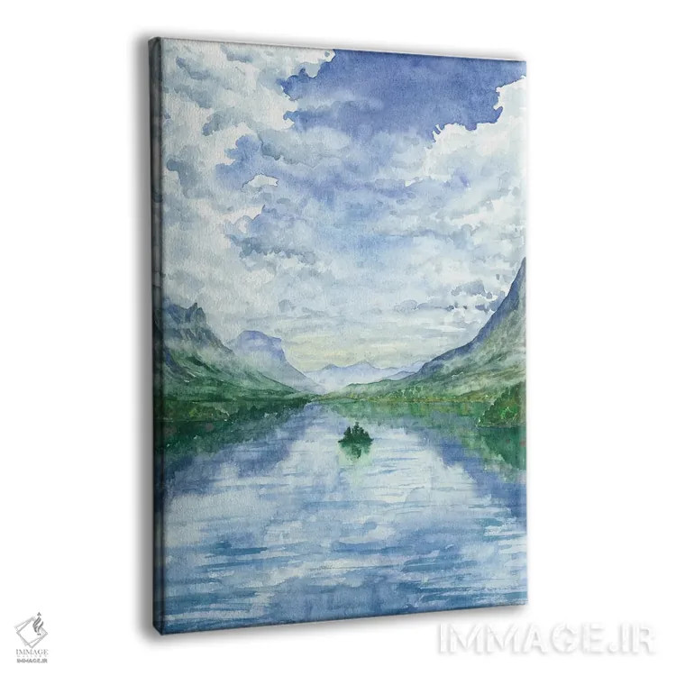 تابلو پارک ملی گلیشر (یخچالهای طبیعی) اثر آلکسی دیمیتریویچ شمیروف - نمای پرسپکتیو محصول