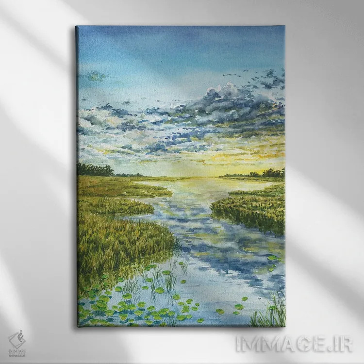 تابلو پارک ملی اورگلیدز اثر آلکسی دیمیتریویچ شمیروف - نمای روبهرو روی دیوار