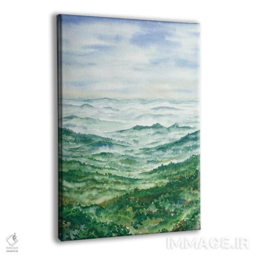 تابلو پارک ملی کوههای بزرگ اسموکی اثر آلکسی دیمیتریویچ شمیروف - نمای پرسپکتیو محصول