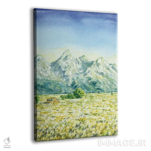 تابلو پارک ملی گرند تیتون اثر آلکسی دیمیتریویچ شمیروف - نمای پرسپکتیو محصول