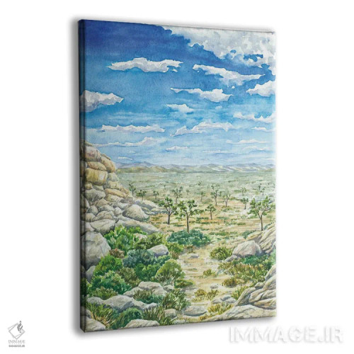 تابلو پارک ملی جاشوا تری (درخت جاشوا) اثر آلکسی دیمیتریویچ شمیروف - نمای پرسپکتیو محصول