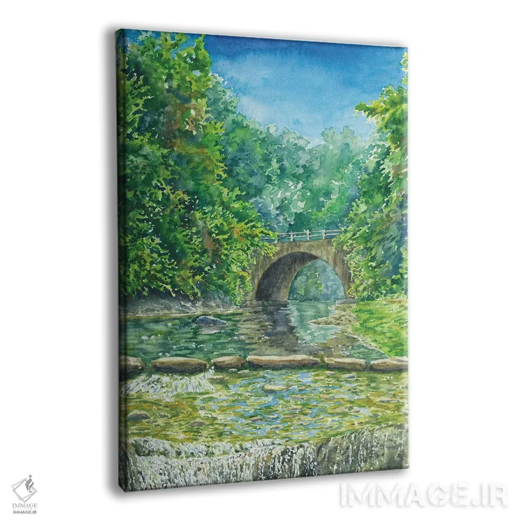 تابلو پارک ملی چشمههای آب گرم اثر آلکسی دیمیتریویچ شمیروف - نمای پرسپکتیو محصول