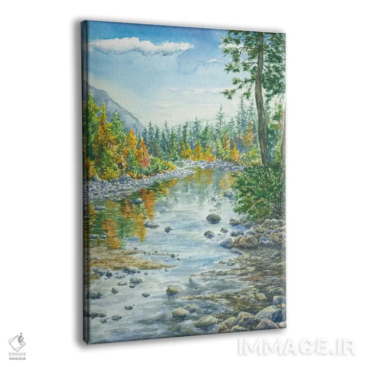 تابلو پارک ملی کنیون شاهان (کینگ کنیون) اثر آلکسی دیمیتریویچ شمیروف - نمای پرسپکتیو محصول