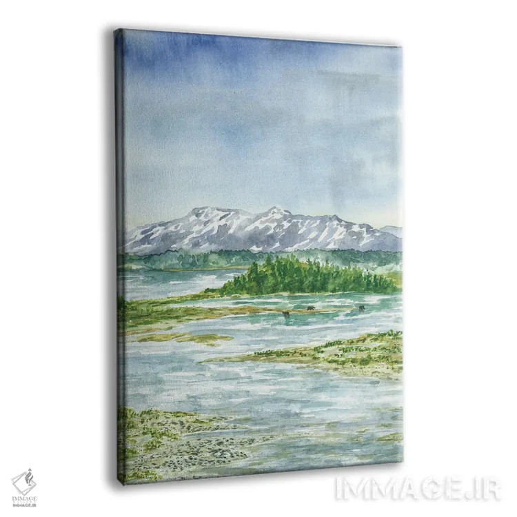 تابلو پارک ملی کاتمای (آلاسکا) اثر آلکسی دیمیتریویچ شمیروف - نمای پرسپکتیو محصول