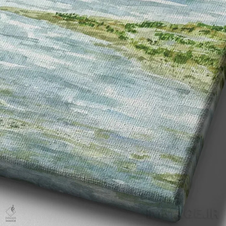 تابلو پارک ملی کاتمای (آلاسکا) اثر آلکسی دیمیتریویچ شمیروف - نمای نزدیک بافت بوم