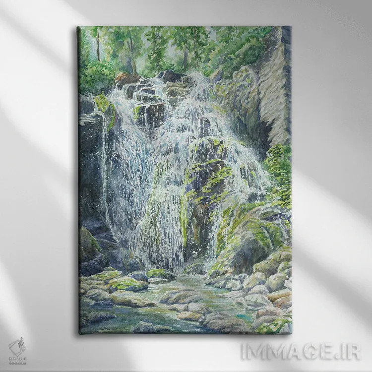 تابلو پارک ملی آتشفشانی لاسن اثر آلکسی دیمیتریویچ شمیروف - نمای روبهرو روی دیوار