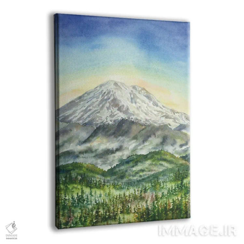 تابلو پارک ملی کوه رینیر اثر آلکسی دیمیتریویچ شمیروف - نمای پرسپکتیو محصول