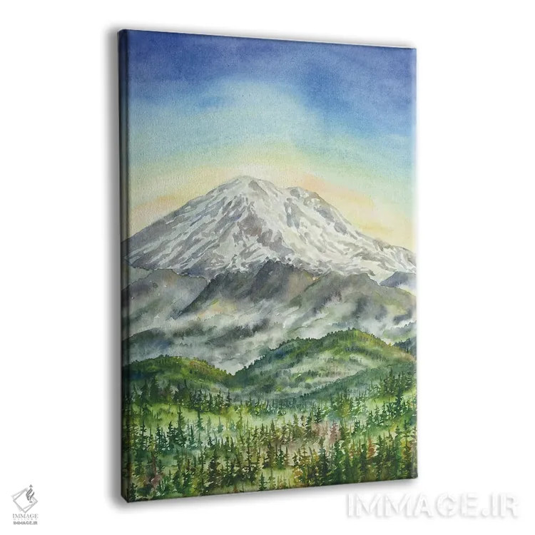 تابلو پارک ملی کوه رینیر اثر آلکسی دیمیتریویچ شمیروف - نمای پرسپکتیو محصول