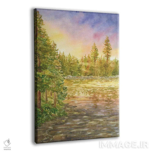 تابلو پارک ملی درختان سرخ اثر آلکسی دیمیتریویچ شمیروف - نمای پرسپکتیو محصول