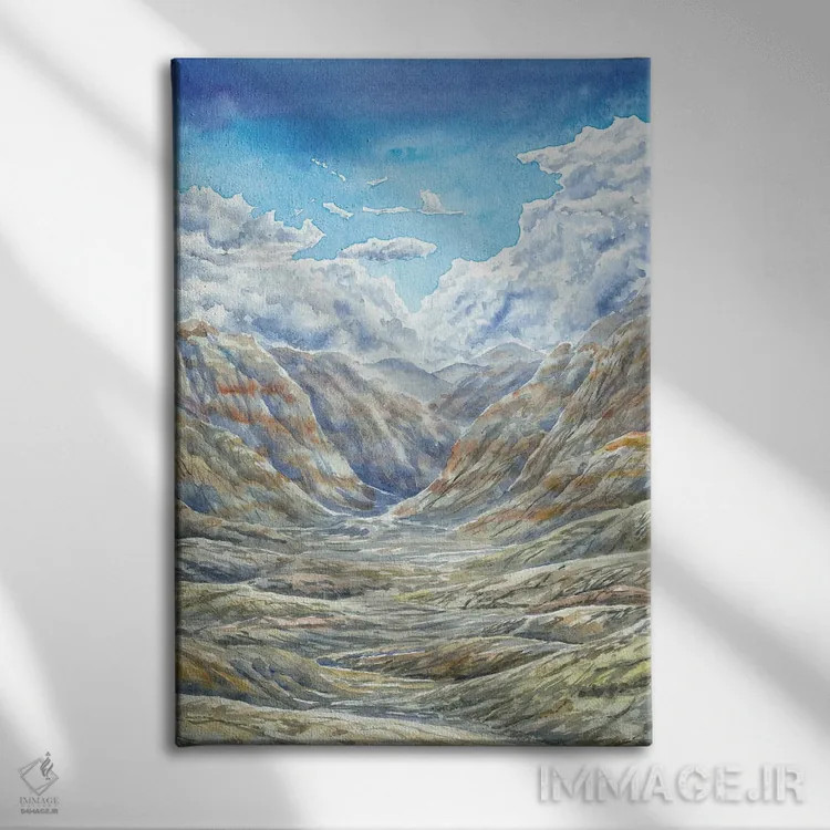 تابلو پارک ملی جنگل سنگشده اثر آلکسی دیمیتریویچ شمیروف - نمای روبهرو روی دیوار