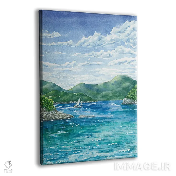 تابلو پارک ملی ویرجین آیلندز (جزایر ویرجین) اثر آلکسی دیمیتریویچ شمیروف - نمای پرسپکتیو محصول
