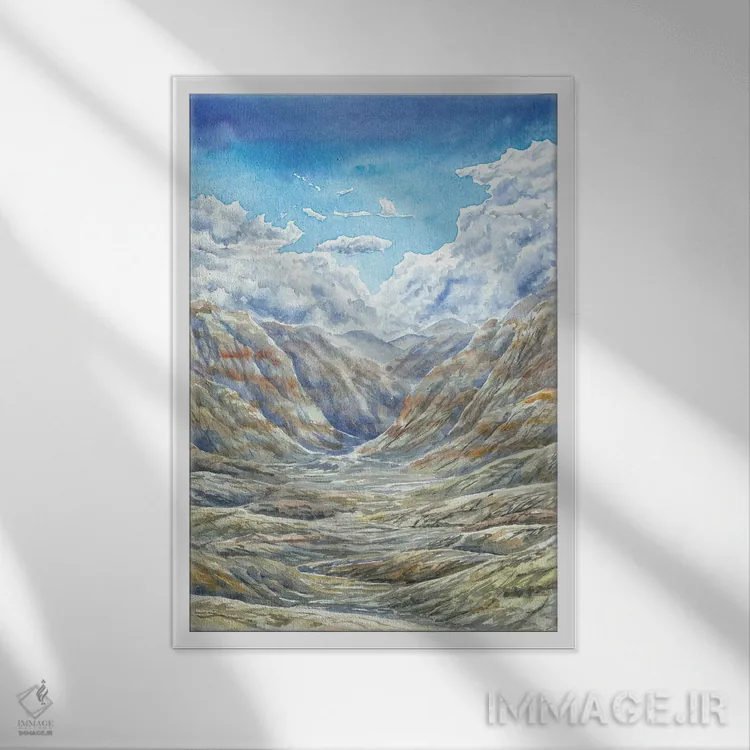 تابلو پارک ملی جنگل سنگشده اثر آلکسی دیمیتریویچ شمیروف - نمای قابدار سفید