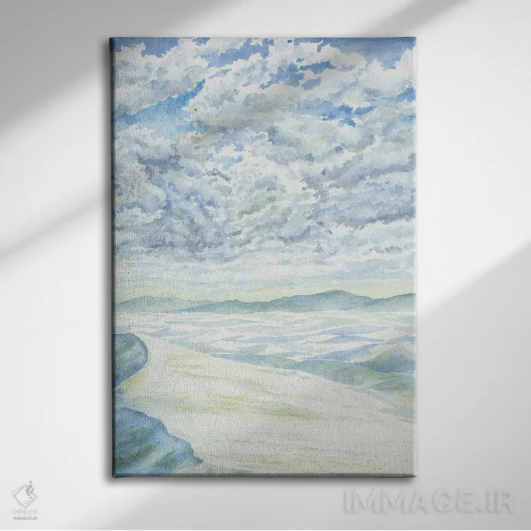 تابلو پارک ملی شنهای سفید اثر آلکسی دیمیتریویچ شمیروف - نمای روبهرو روی دیوار