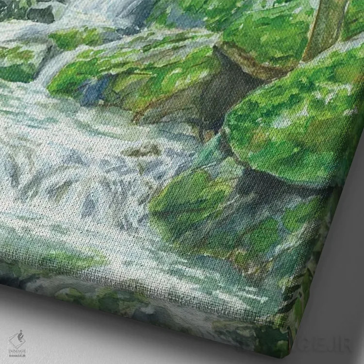 تابلو پارک ملی شناندوا (آمریکا) اثر آلکسی دیمیتریویچ شمیروف - نمای نزدیک بافت بوم