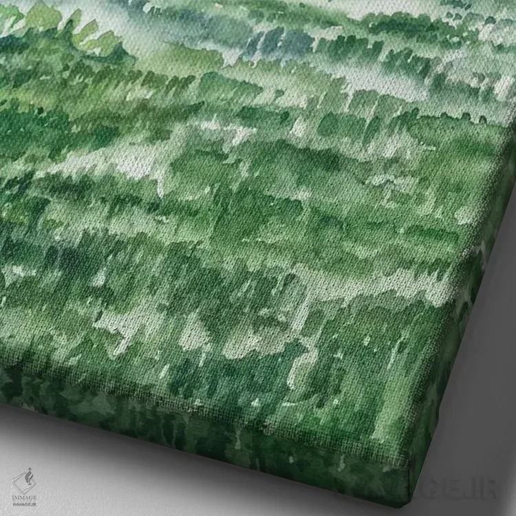 تابلو پارک ملی رَنگل سنت الیاس اثر آلکسی دیمیتریویچ شمیروف - نمای نزدیک بافت بوم