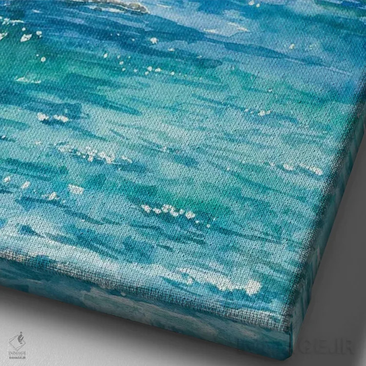 تابلو پارک ملی ویرجین آیلندز (جزایر ویرجین) اثر آلکسی دیمیتریویچ شمیروف - نمای نزدیک بافت بوم