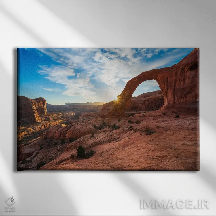 تابلو لحظهی طلایی اثر الکساندر اسلاوتسکی - نمای روبهرو روی دیوار