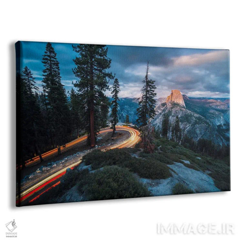 تابلو جادهی افسونگری نقطهی یخچالی اثر الکساندر اسلاوتسکی - نمای پرسپکتیو محصول