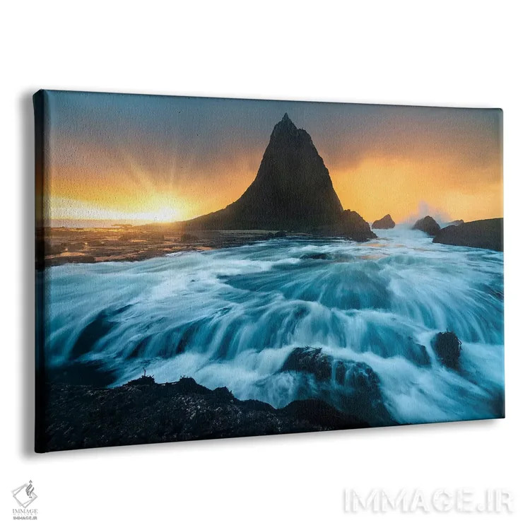 تابلو درام ساحلی اثر الکساندر اسلاوتسکی - نمای پرسپکتیو محصول