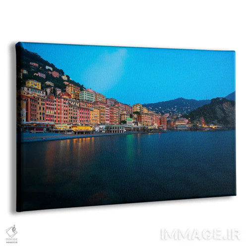 تابلو Italy,تفرجگاه ساحلی در کامولی، ایتالیا اثر الکساندر اسلاوتسکی - نمای پرسپکتیو محصول