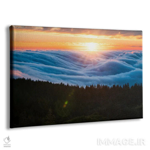 تابلو موجوار خامهای اثر الکساندر اسلاوتسکی - نمای پرسپکتیو محصول