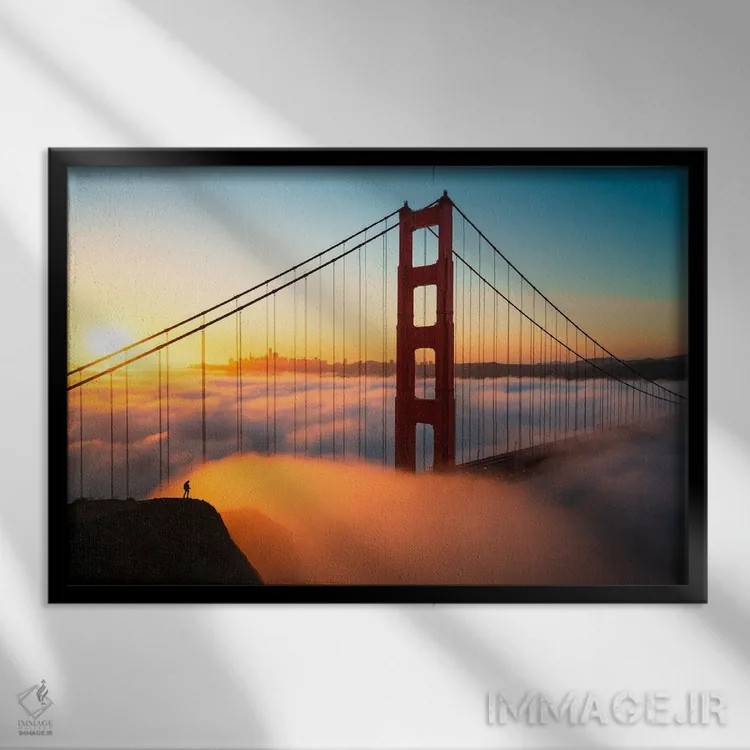 تابلو رویای صبحگاهی اثر الکساندر اسلاوتسکی - نمای قابدار مشکی