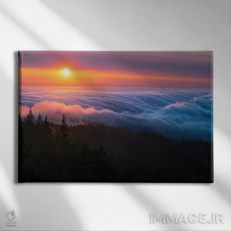 تابلو درخشش خیرهکننده اثر الکساندر اسلاوتسکی - نمای روبهرو روی دیوار