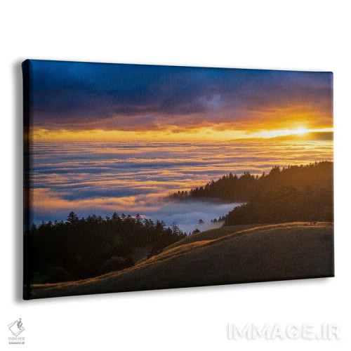 تابلو دریای مه اثر الکساندر اسلاوتسکی - نمای پرسپکتیو محصول