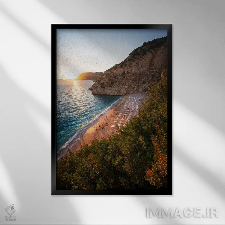 تابلو لحظههای طلایی اثر الکساندر اسلاوتسکی - نمای قابدار مشکی