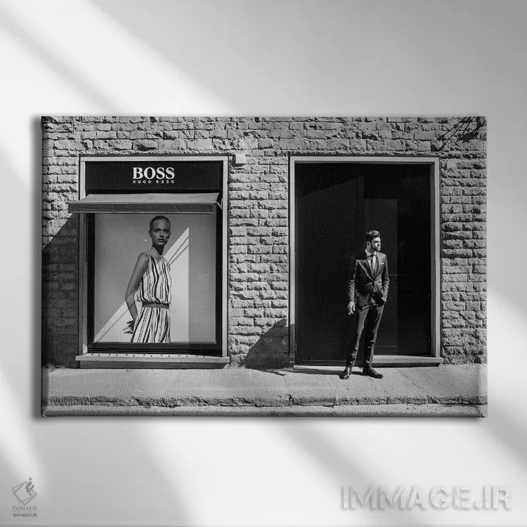 تابلو رئیس اثر الکساندرو ویسان - نمای روبهرو روی دیوار