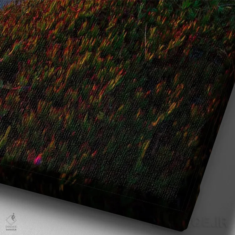 تابلو سقوط نمایشی اثر الکساندر اسلاوتسکی - نمای نزدیک بافت بوم