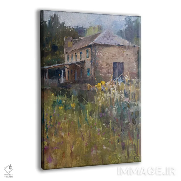 تابلو کنار کانال در کارخانههای کرامفورد (در فضای باز) اثر الکس کلی - نمای پرسپکتیو محصول