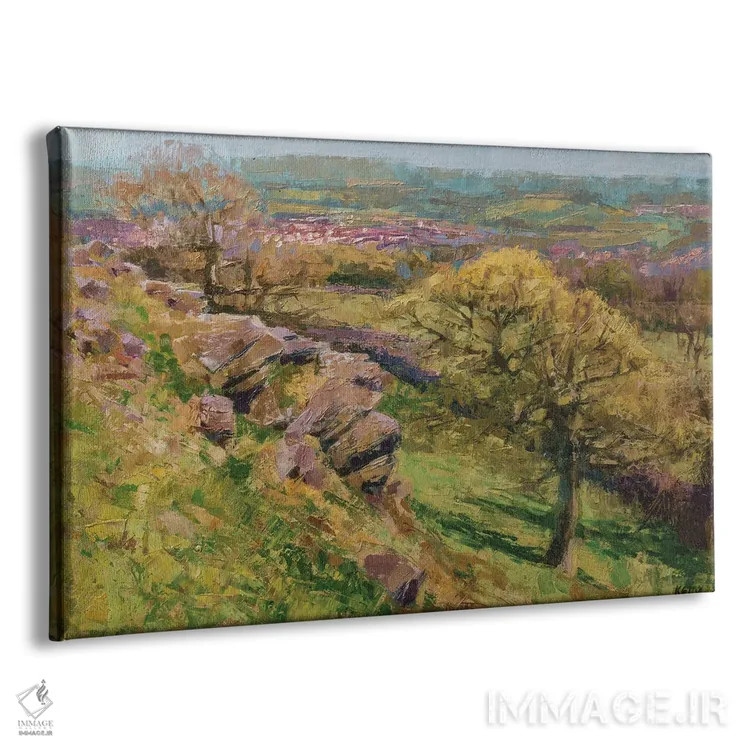 تابلو نگاه به بایکسون از قله کربار کراس اثر الکس کلی - نمای پرسپکتیو محصول