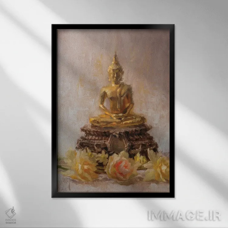 تابلو ادای احترام اثر الکس کلی - نمای قابدار مشکی