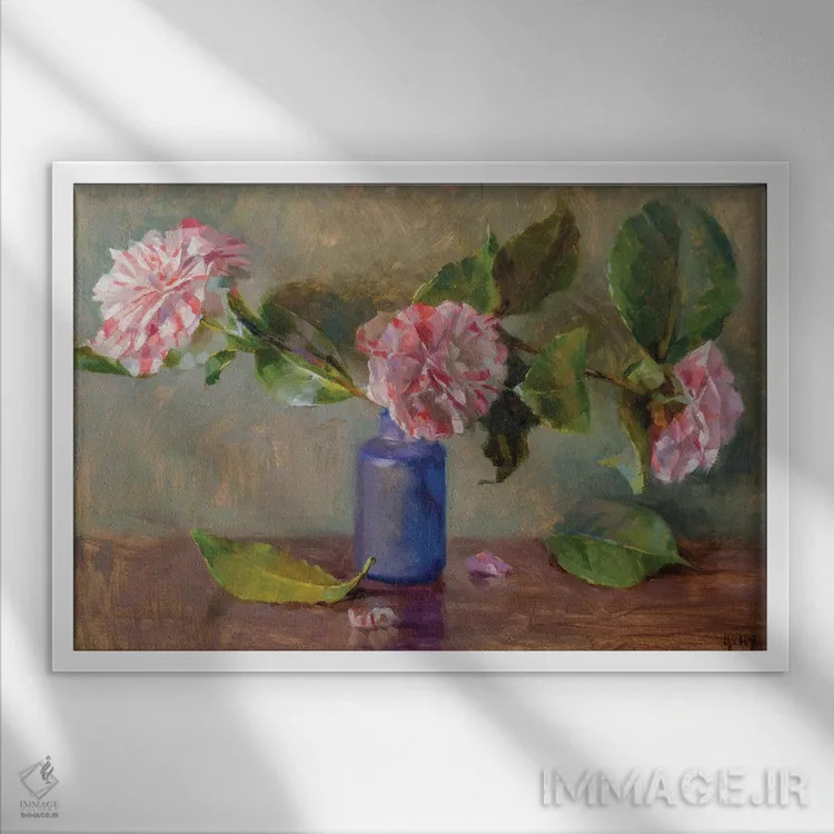 تابلو کنترپوآن (موسیقی) اثر الکس کلی - نمای قابدار سفید