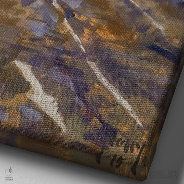 تابلو Digbeth, Birmingham,ساعت شلوغی، دیگبث، بیرمنگام (انگلستان) اثر الکس کلی - نمای نزدیک بافت بوم