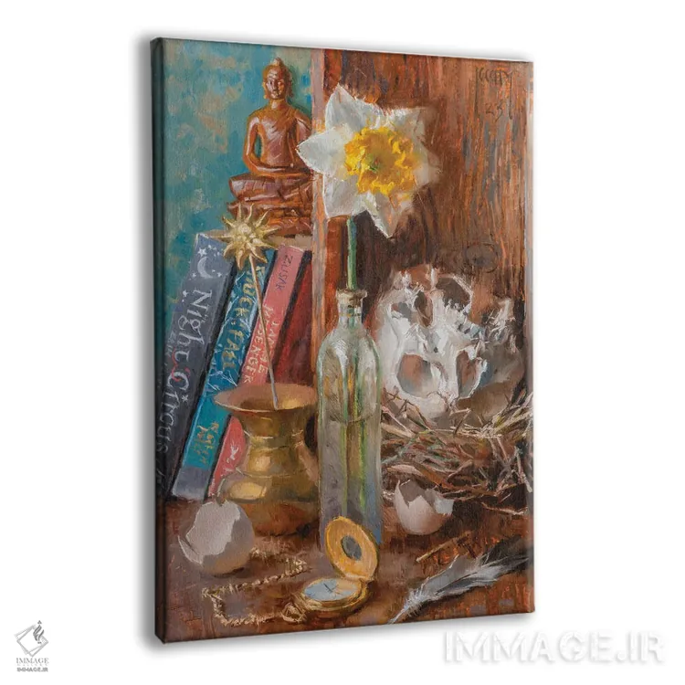 تابلو من پیامآور هستم اثر الکس کلی - نمای پرسپکتیو محصول