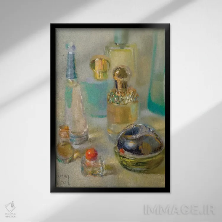 تابلو جوهره اثر الکس کلی - نمای قابدار مشکی