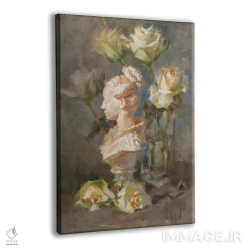 تابلو رز نیمسایه اثر الکس کلی - نمای پرسپکتیو محصول